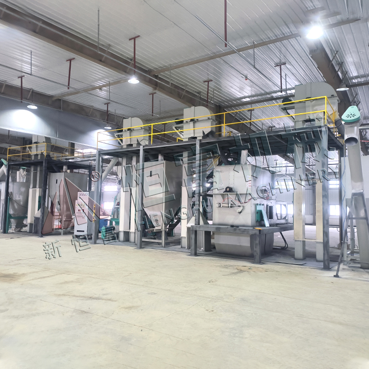 新疆阿拉山口66*80粉（fěn）狀飼料機組