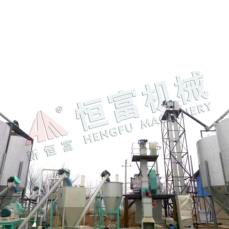 陝西渭南時（shí）產5噸粉狀（zhuàng）飼料機組